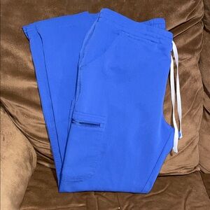 Figs Women's Denim Blue Straight Leg Pants